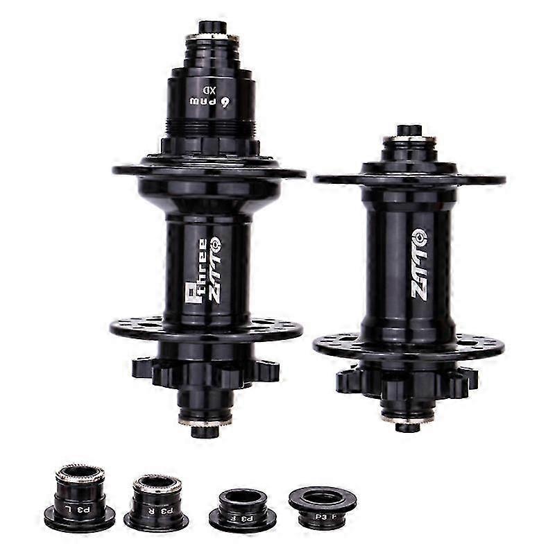 XD Black Mountain Bike Aluminum Full Brake Hub Quick Release Hubs 72 Tapping