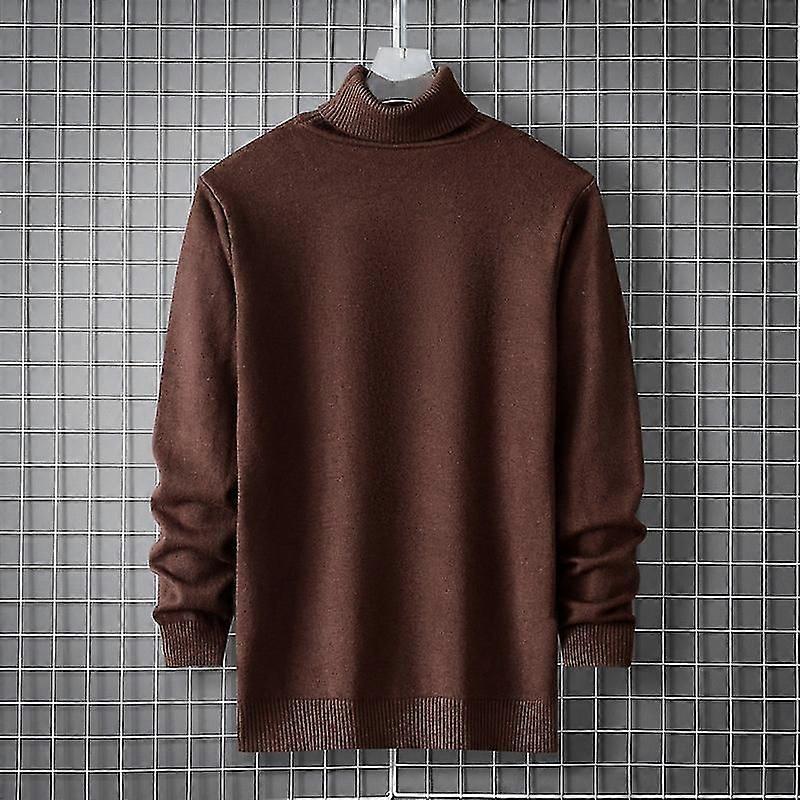 Winter Warm Männer Rollkragenpullover Casual Strickpullover Pullover Herren Solid Color Slim Fit Mode Harajuku Pullover Herren