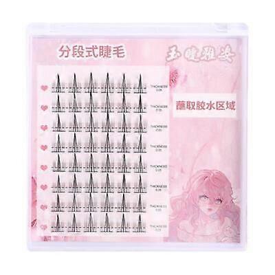 Eyelashes Five Rows Interlaced And Coherent Double Density Natural Makeup Sensat