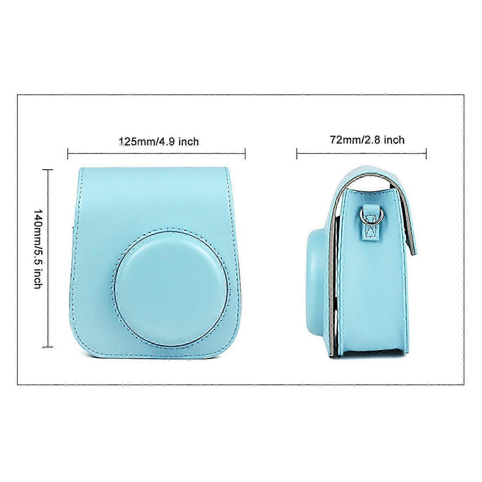 Instant Camera Case For Protective Mini 11 Leather Bag Solid Color Case