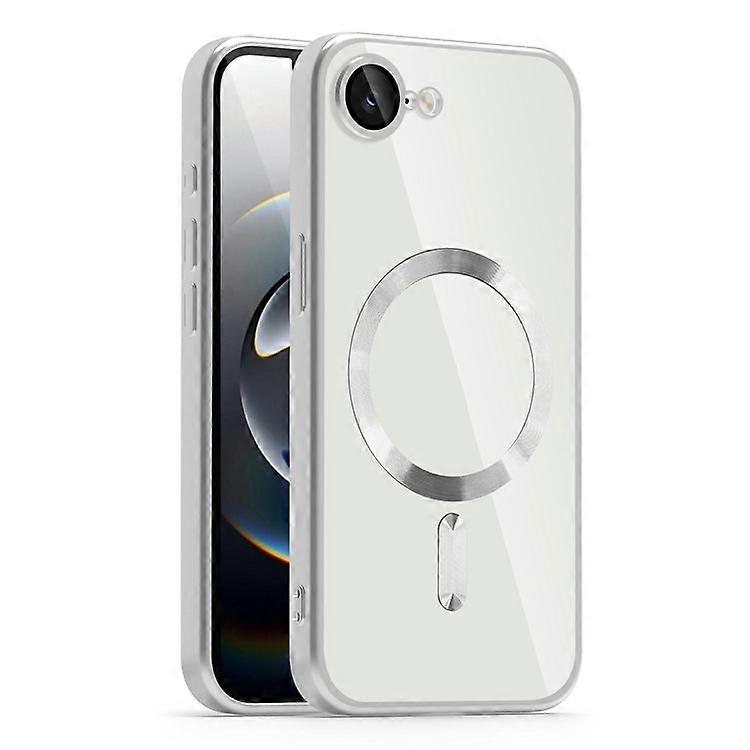 Compatible For iPhone 16e Case Compatible with MagSafe TPU + PC Clear Back Cover