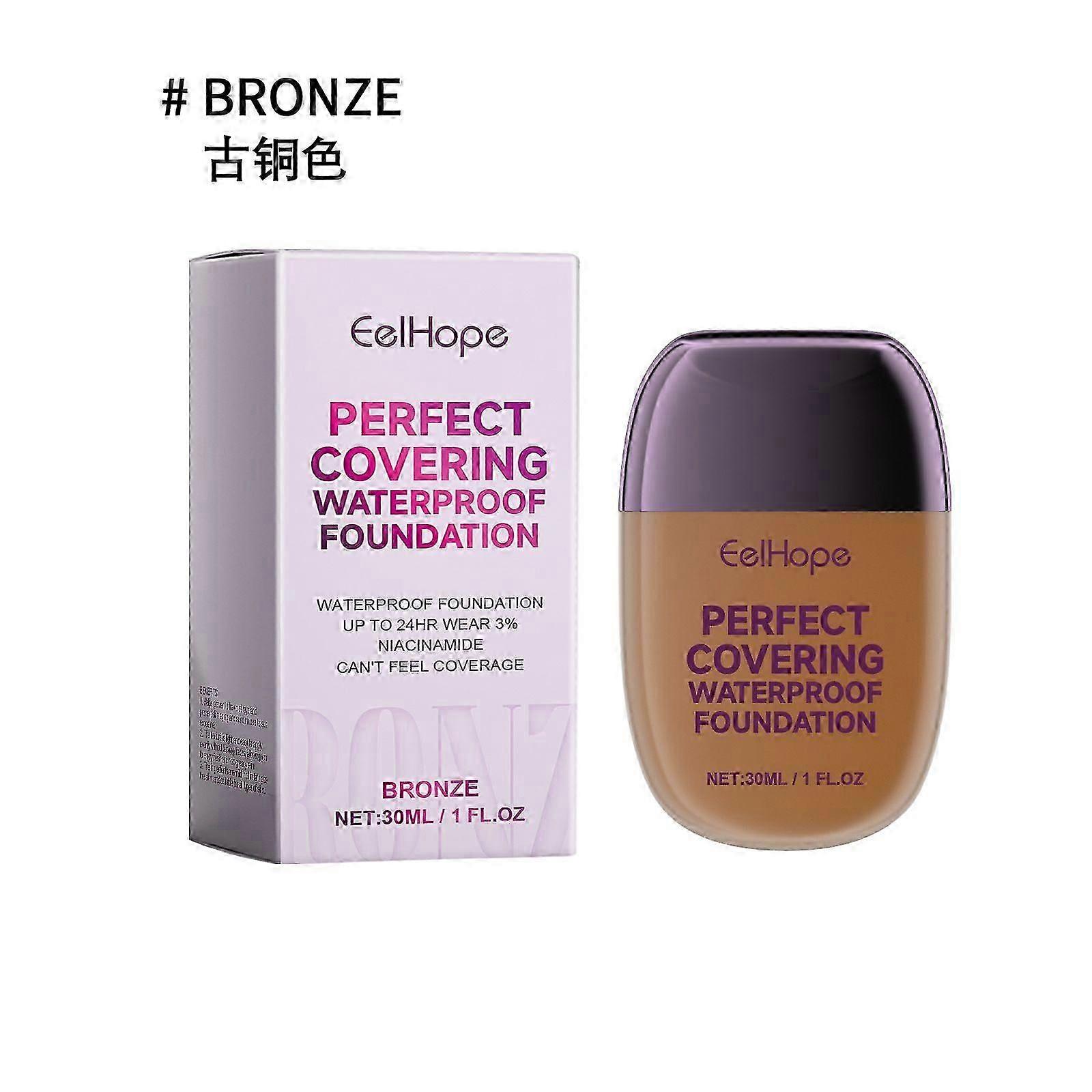 Eelhope Concealer Liquid Foundation Refreshing Moisturizing Light Moisturizing Liquid Foundation
