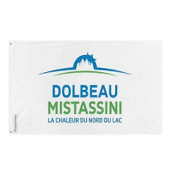 Dolbeau-Mistassini Flag – 128 x 192 cm – Polyester – Iron Grommets – Durable