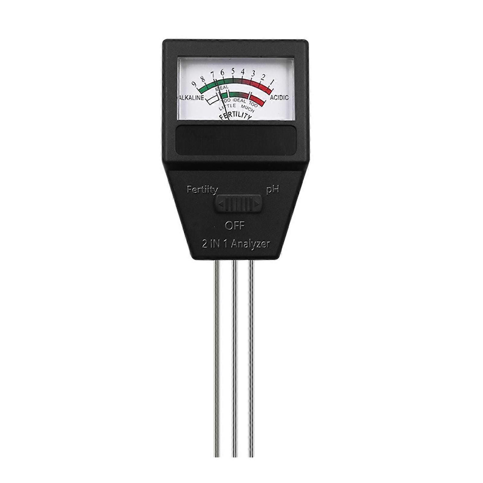 Upgraded 2 in 1 Soil PH & Fertility Analyzer Soil Test Kit for PH Soil Testing Kit for Garden Great for Gardening Farm