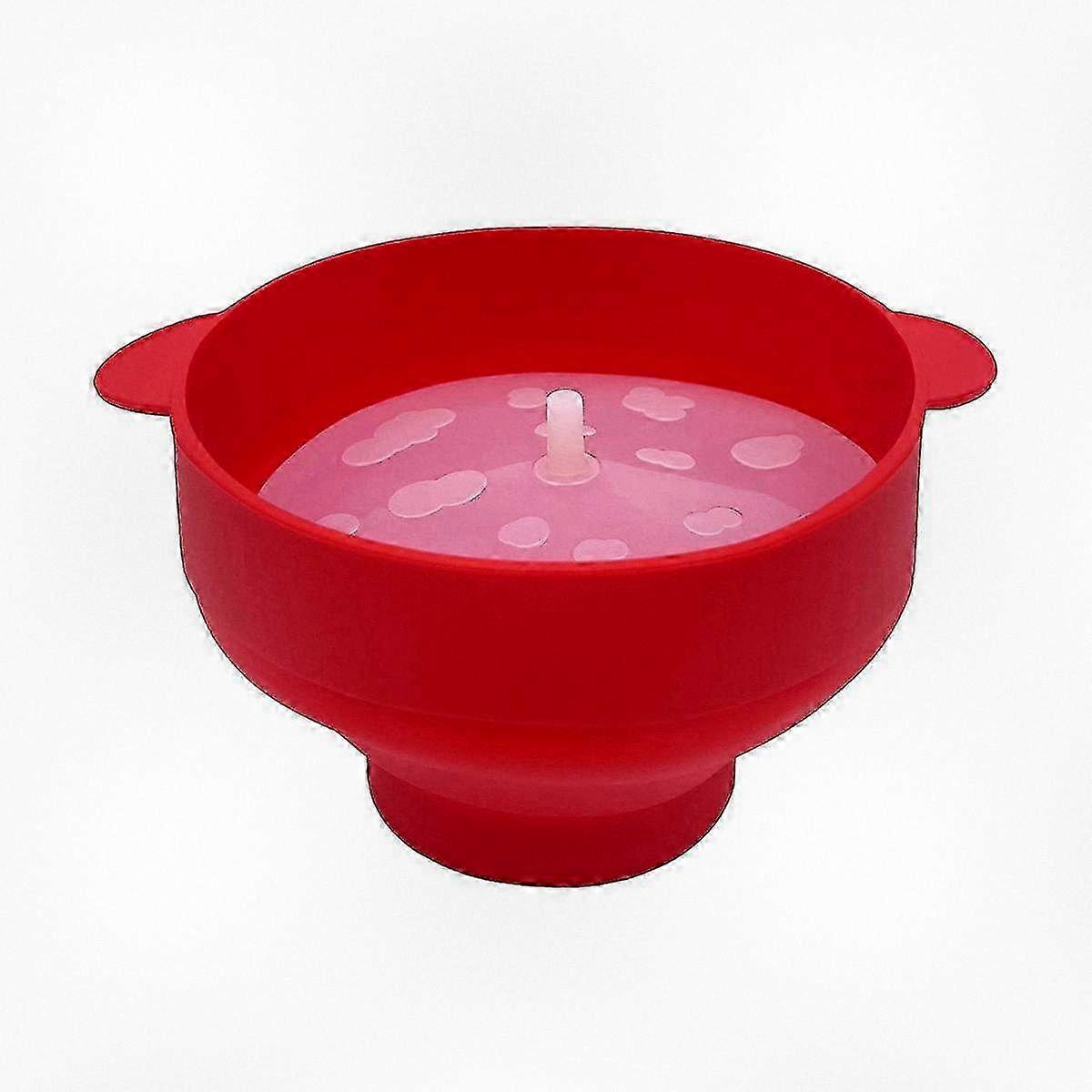 Collapsible Popcorn Maker with Lids - Silicone Popcorn Container and Bowls for Making Delicious Popcorn