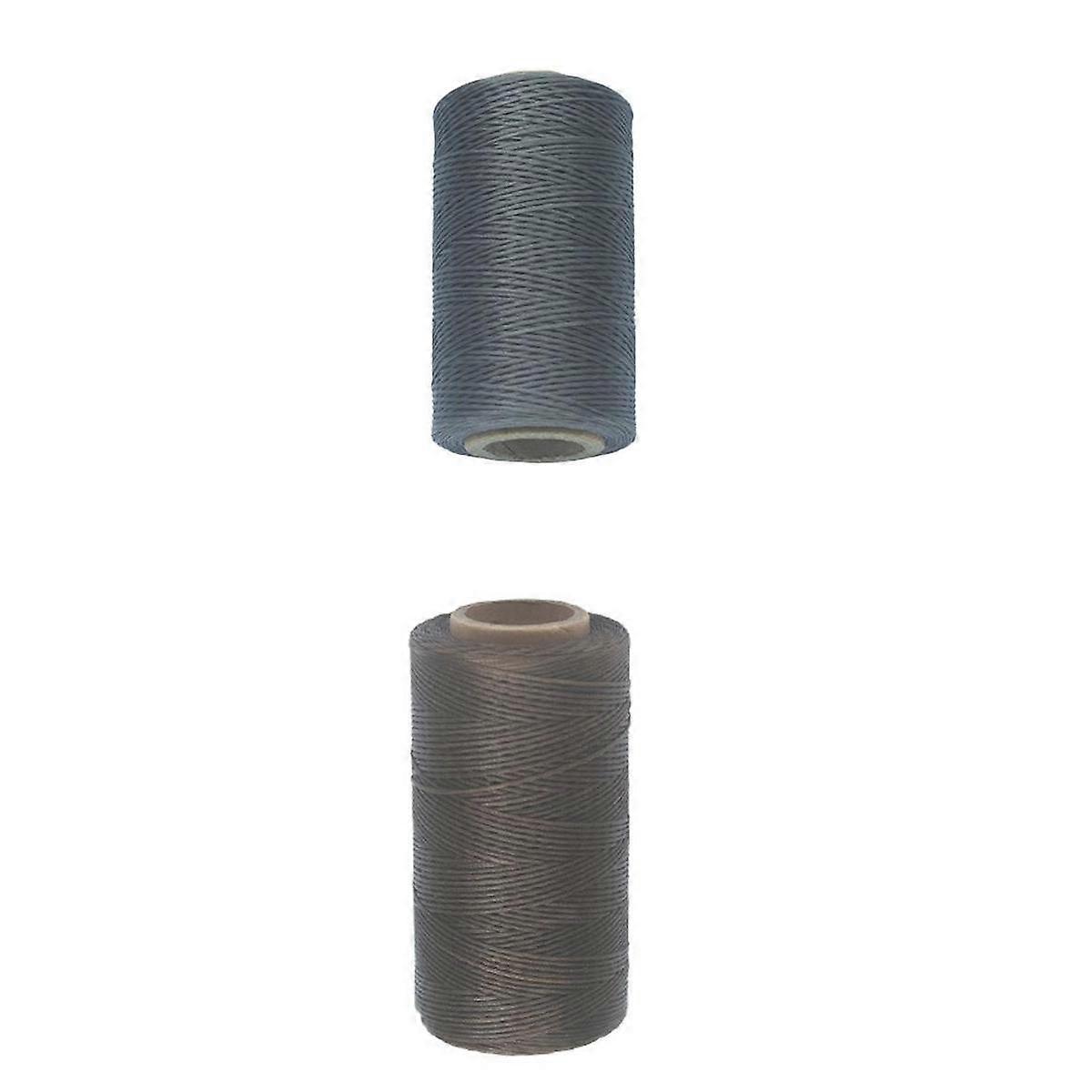 2Pcs 260M 150D Leather Wax Thread Hand Stitching Repair Polyester String