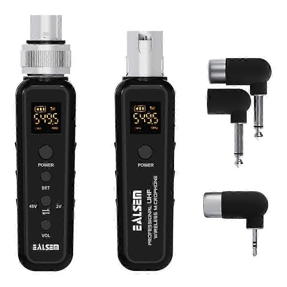 UHF Wireless XLR Transmitter Receiver System