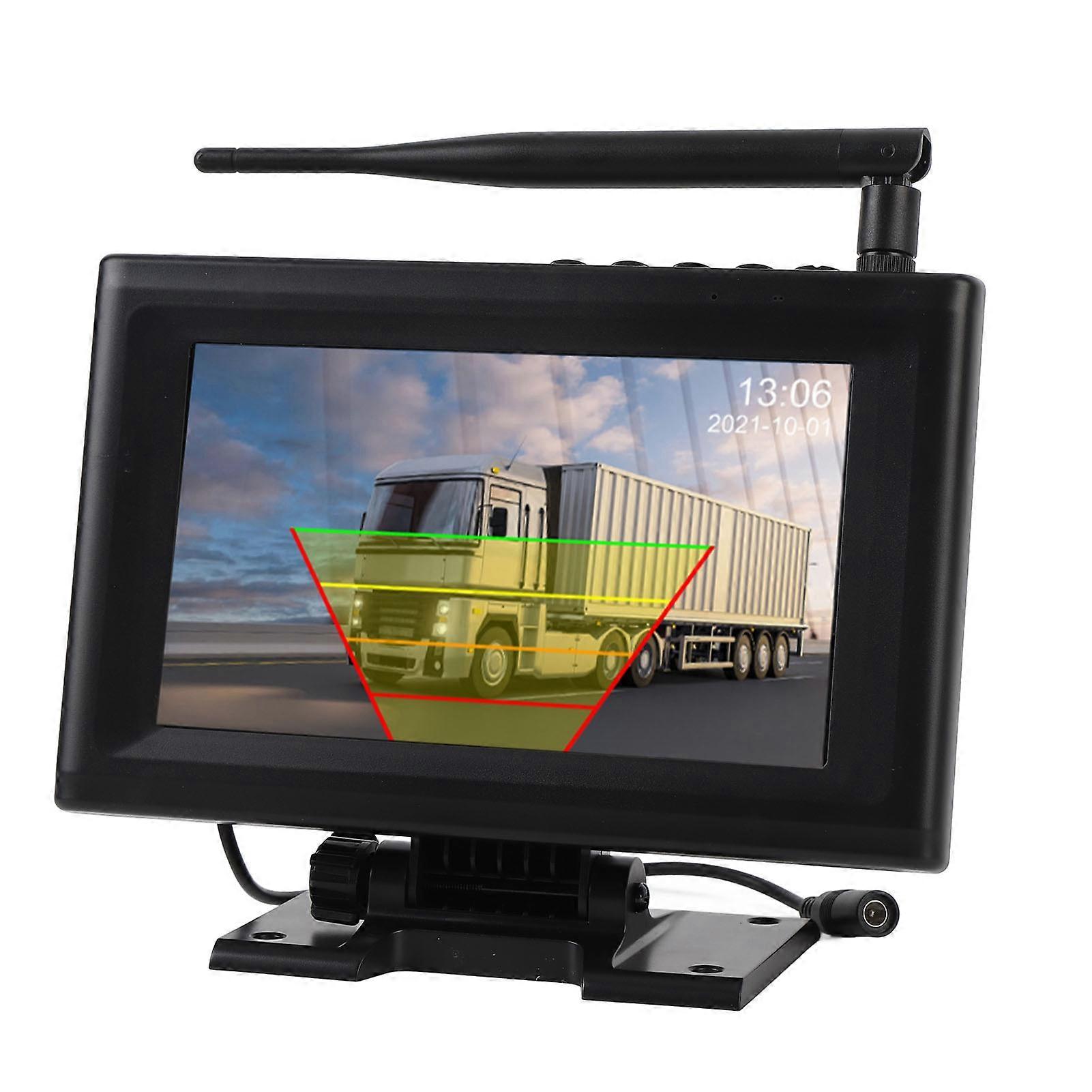RV Backup Camera Wireless 7 Inch HD Display 120° Angle Reverse Rear View Camera for Boat Camping Vehicle Truck 