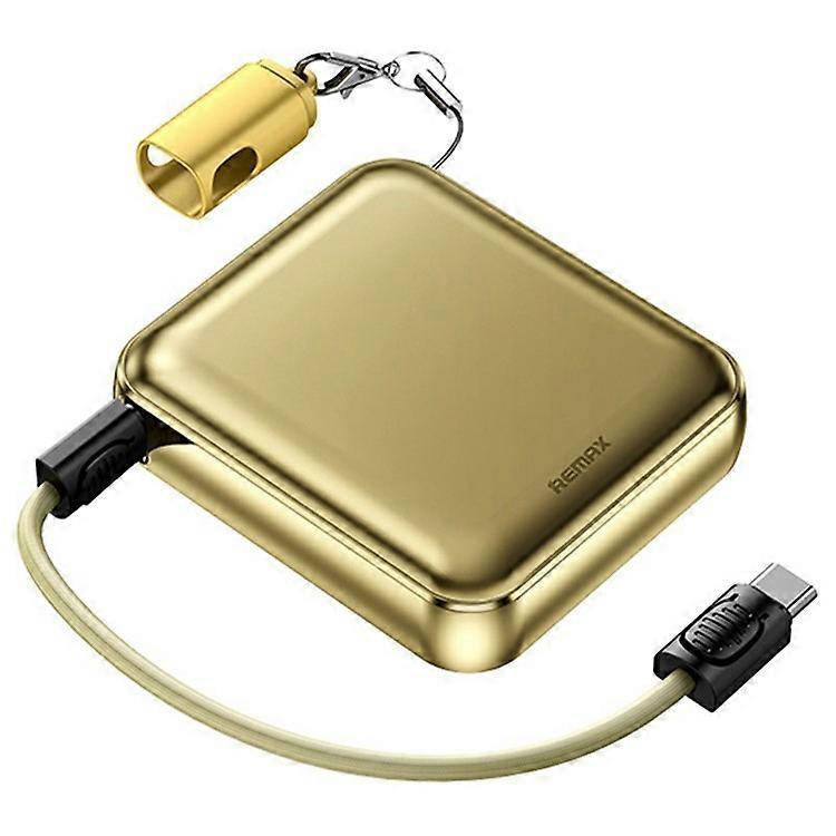 REMAX FCP-9 22.5W Mini Fast Charging Power Bank 10000mAh Aluminum Alloy Portable Charger with Lanyard