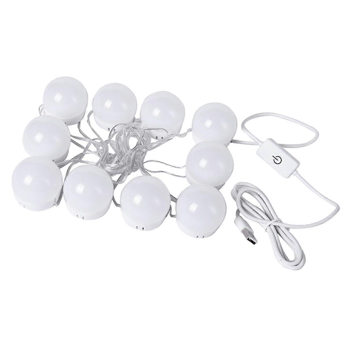 LED Make-Up Mirror Lighting 1 Set White Vanity LED Light Bulb For Cosmetic Mirror Light