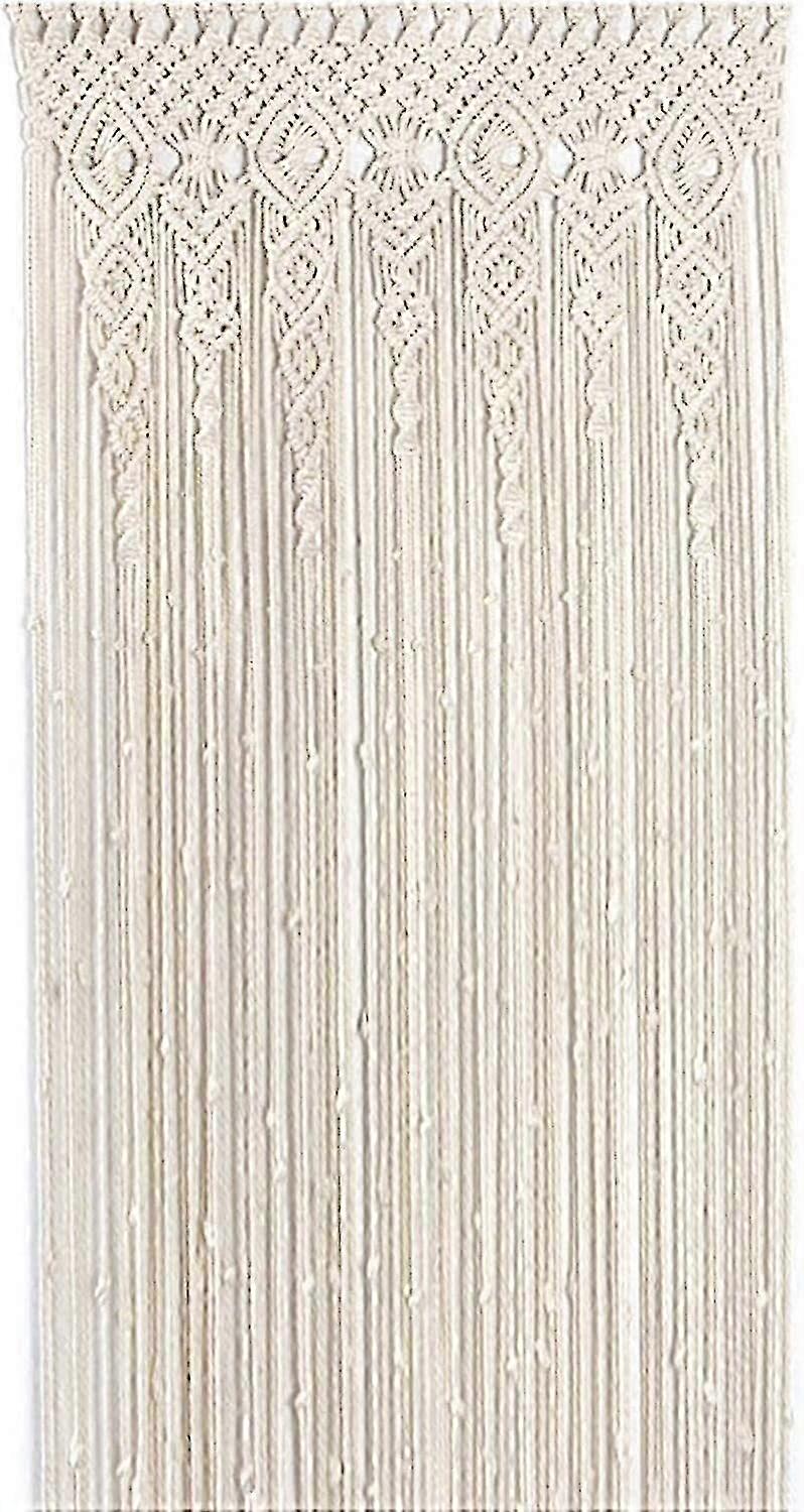 Håndlavet Macrame bomuld vægophæng gobeliner 90x180cm til bryllupsindretning og hjem