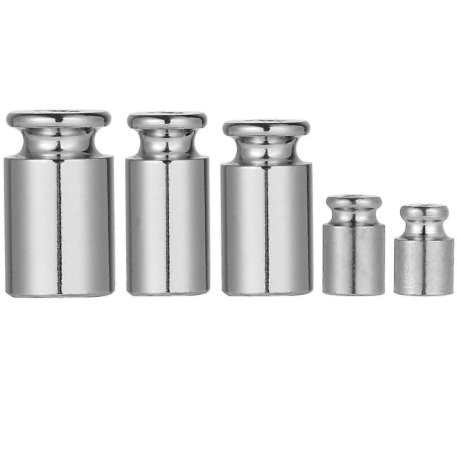 1 Set of 5 Pcs Electronic Scale Calibration Weight Steel Digital Scale Balance