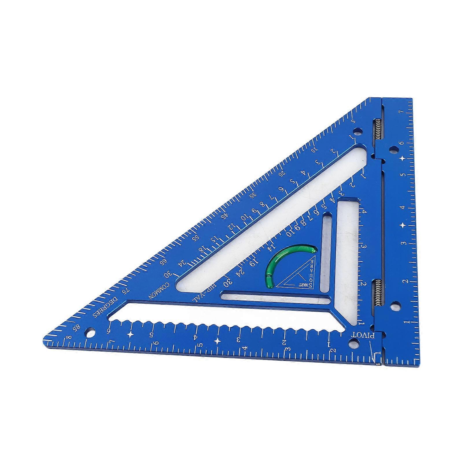 Rafter Square Tool Professional Innovative Triangular Ruler Protractor Accurate Carpenter Layout Measuring Tool 