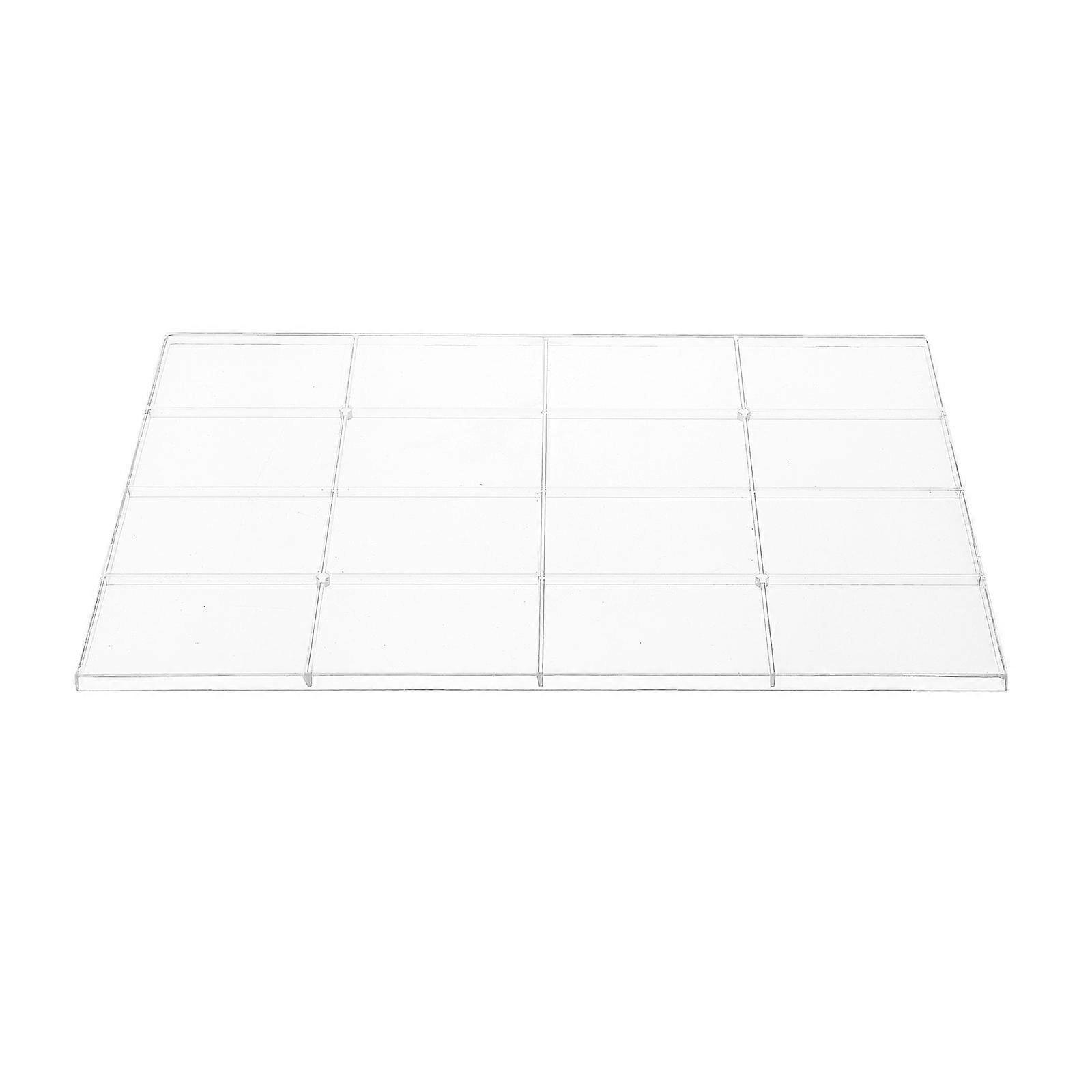 Shelf Divider for Display Case Dustproof Partition for Showcase Storage Box