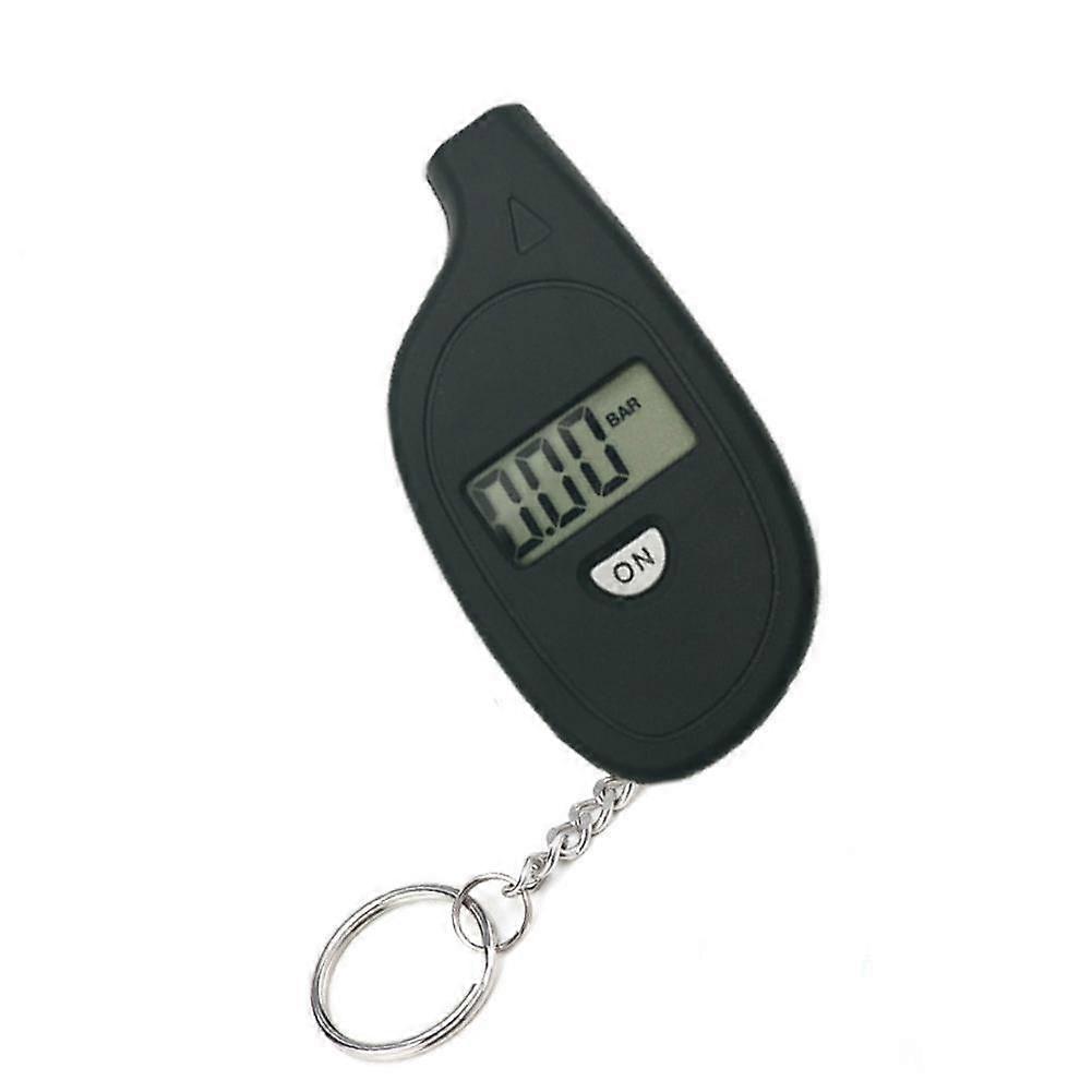Digital Tire Pressure Tester with LCD Display - Mini Car Shaped Design, Multi-Unit Measurement, High Precision