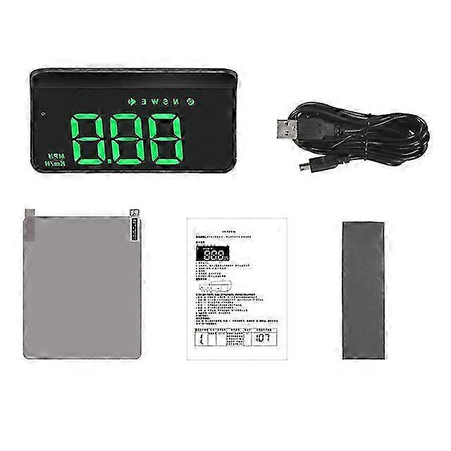 On-board Computer Windshield Projector M1 GPS HUD Speeding Alert System Projector Vehicle Head-Up Display Auto Accessories