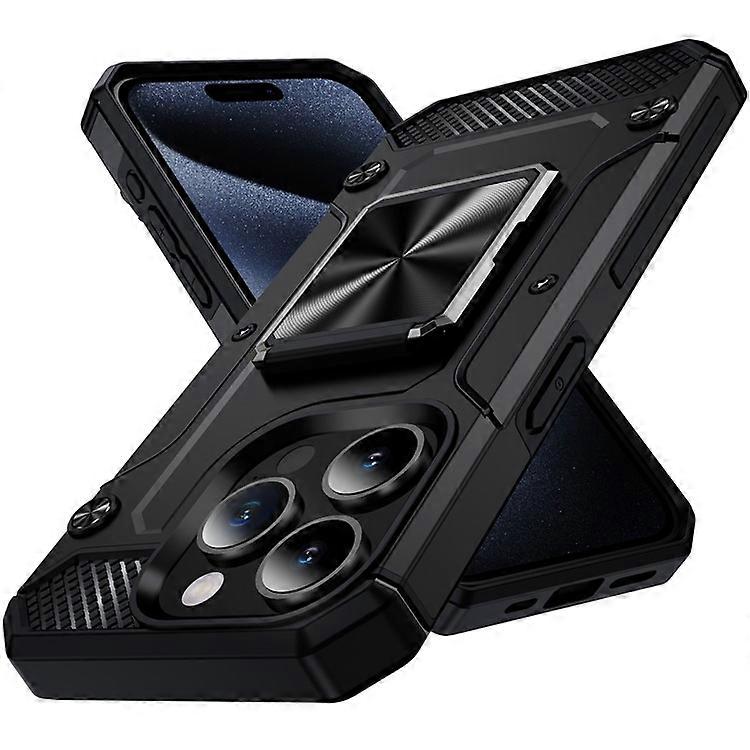 Capa de Telefone Compatível Para iPhone 14 Pro Compatível com Suporte de Anel Híbrido PC+TPU