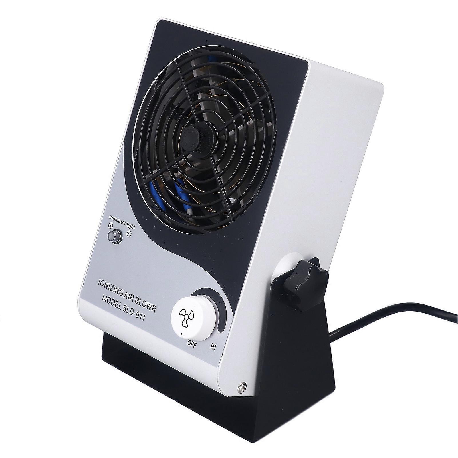 Desktop Ionizing Air Blower Static Elimination Dust Removal ESD Ionizer Fan for Production Lines EU Plug 220V 