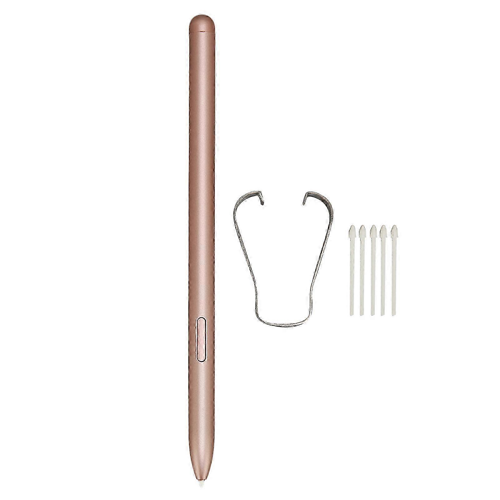 Stylus Pen for Compatible Tablets Replacement Stylus Pen Active Digital Pencil with Nibs in Gold Color for Enhanced Precision