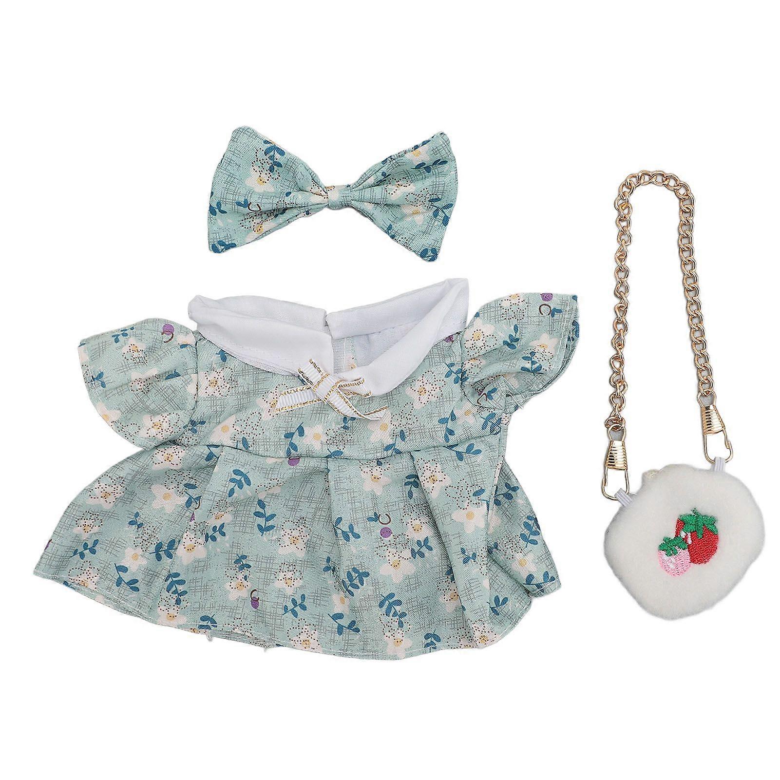 2025 أحدث طراز أفخم دمية ملابس قطن وقماش ربطة عنق 20 سم دمية أفخم