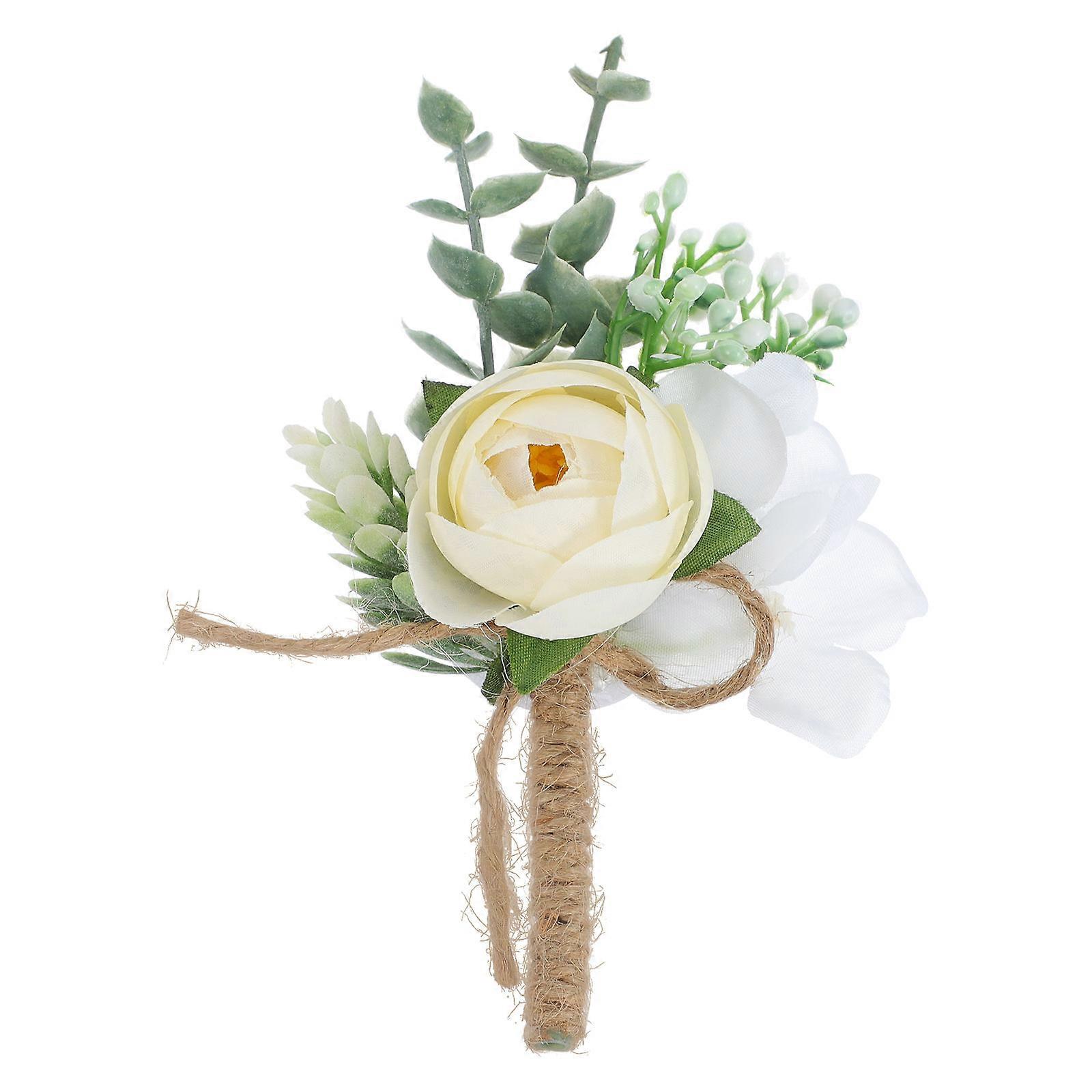 Elegant Flower Decorations, Artificial Corsage for Ceremonies, Easy to Maintain