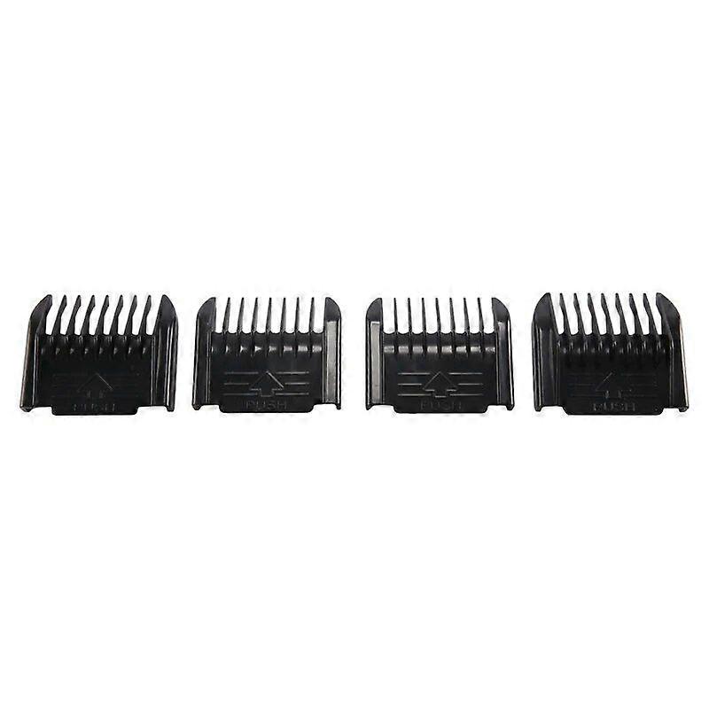 Electric Trimmer Accessories, 4pcs Cut Clipper Limit Comb Guide Attachment Size Barber Replacement