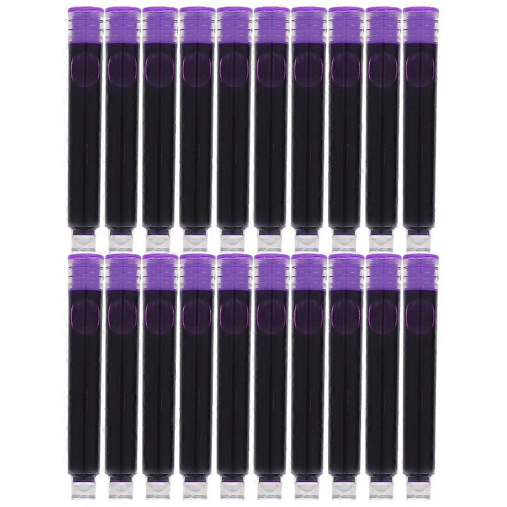 Pen Supplies Universal Fountain Pen Ink Cylindrical Shape For Office Use Smooth Flowing Ink 100Pcs