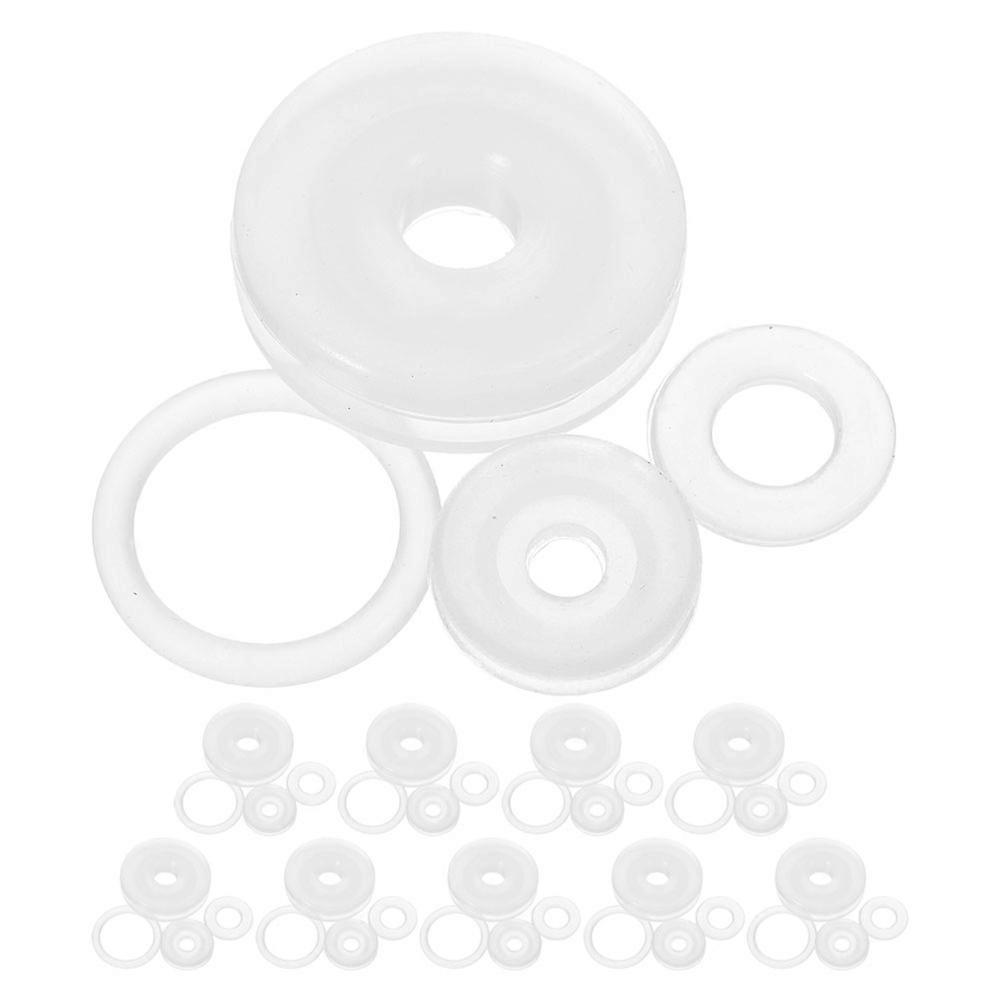 Pressure Cooker Valve Parts Sealing Gasket Universal Design Home Users White Color 10Sets