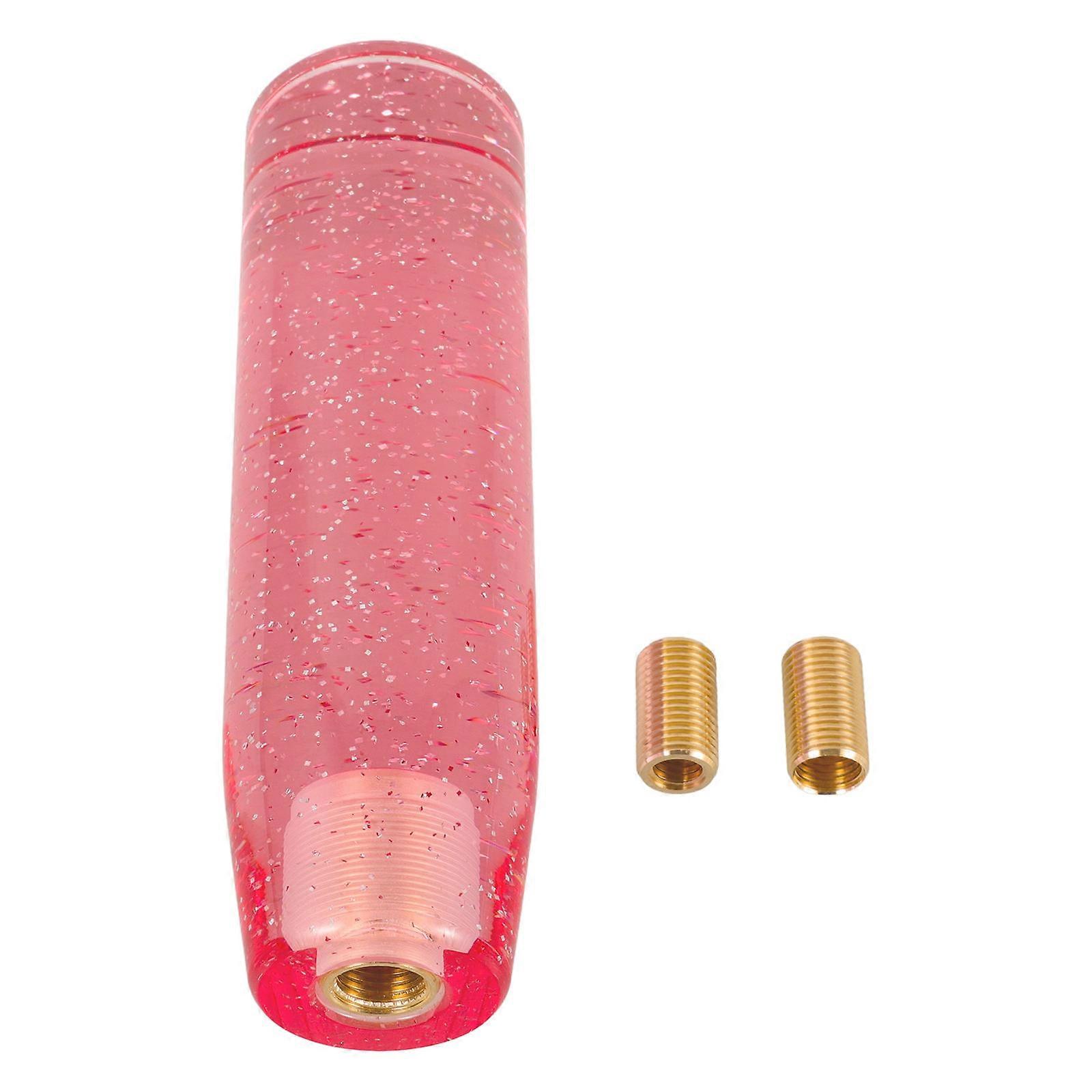 Manual Gear Stick Automotive Manual Gear Shifting Knob Pink 15.00X4.00X4.00CM Car Enthusiasts 1Pcs