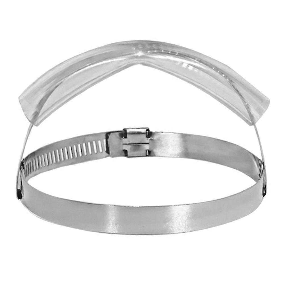 Household Casserole Pot Lid Handles Practical Design Casserole Pan Lid Thicken Handle Silver 9.00X9.00X7.50cm Anti-Scald 1Pack