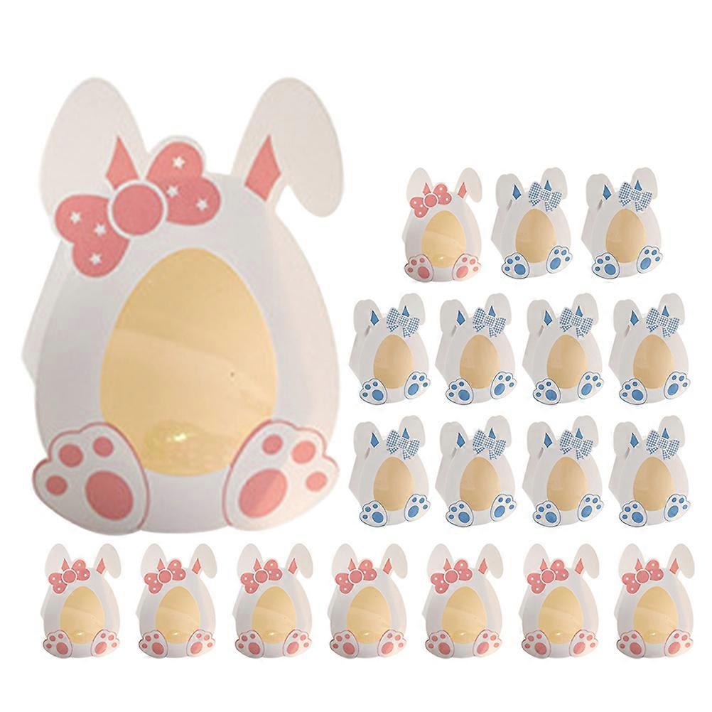 Candy Treat Box present Packaging Assorted Color Rectangular Style Easter Party 20Set