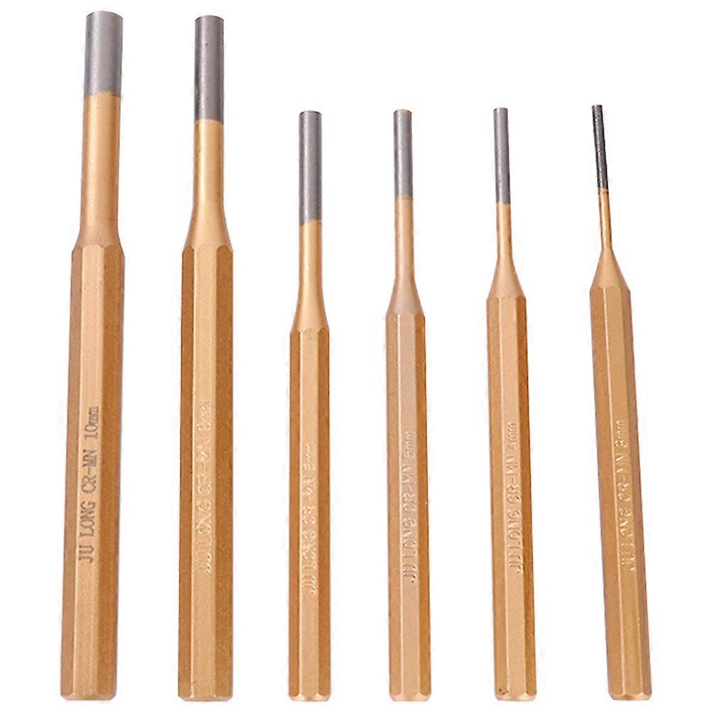 Handheld Hole Punch Pin Punches DIY Enthusiasts Woodworker 6Pack