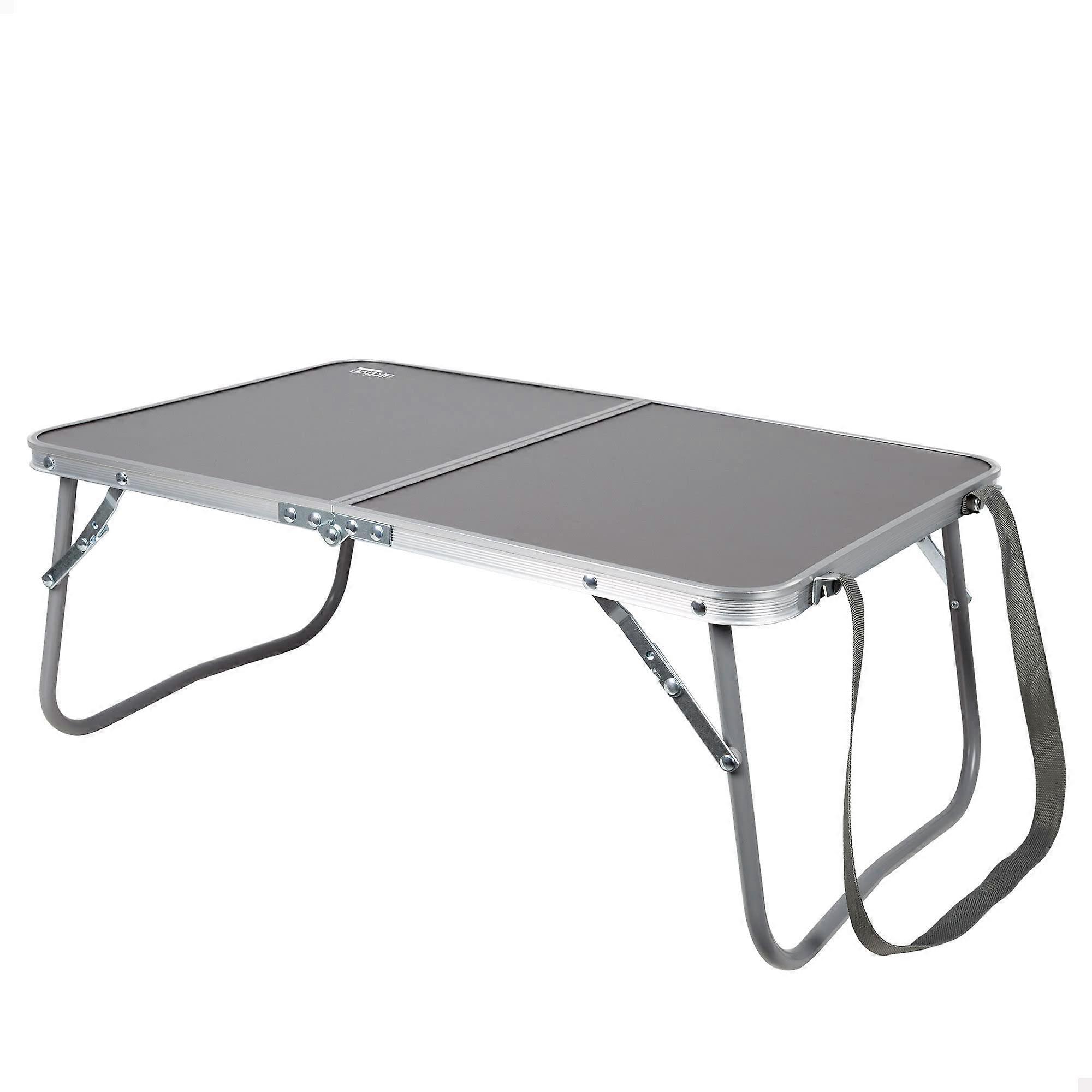 Folding Camping Table with Carry Handle 60x40x25cm Aluminium MDF