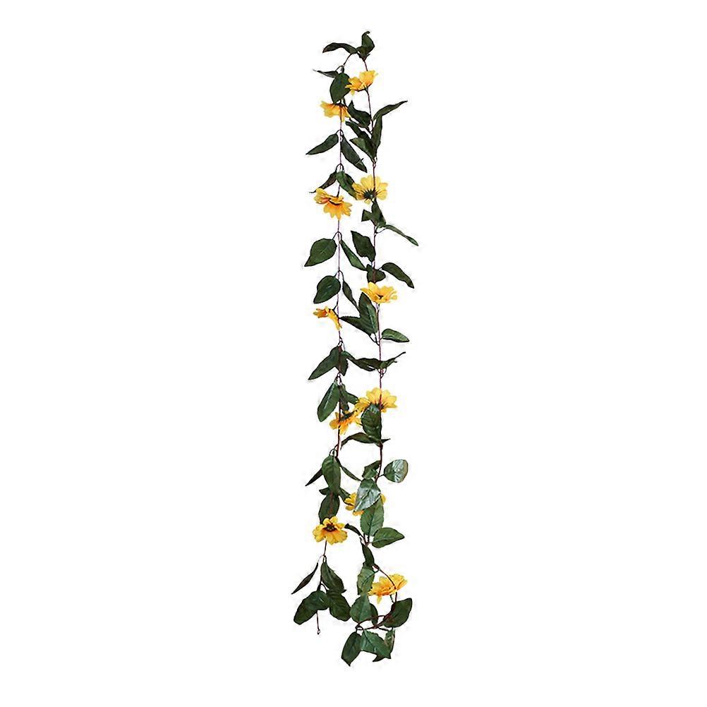 Hanging Fake Plants Artificial Sunflower Vine Home Decoration Assorted Color 200X7cm Decorative 1Set