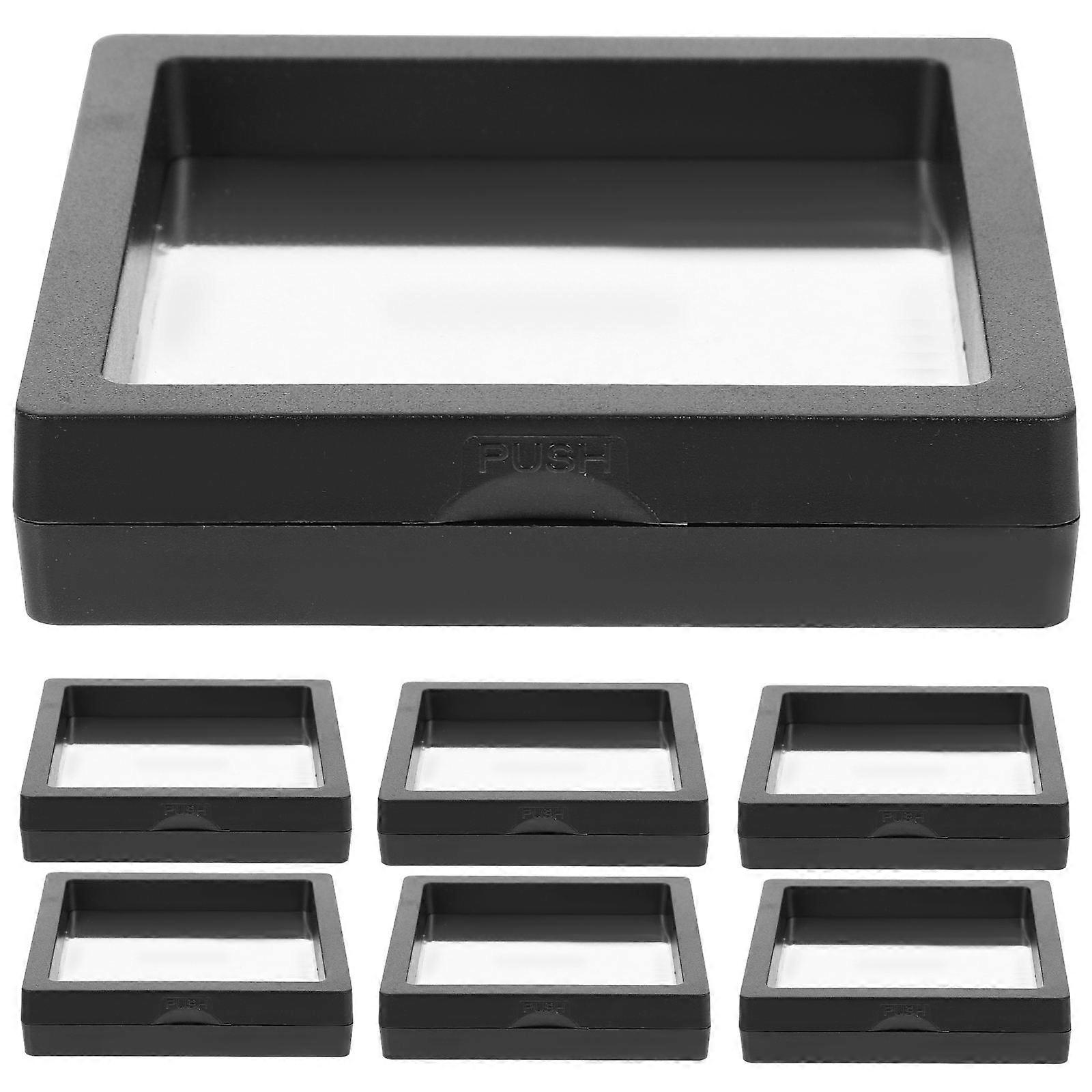 Jewelry Floating Frame Display Protection Waterproof Collectors 12Pcs