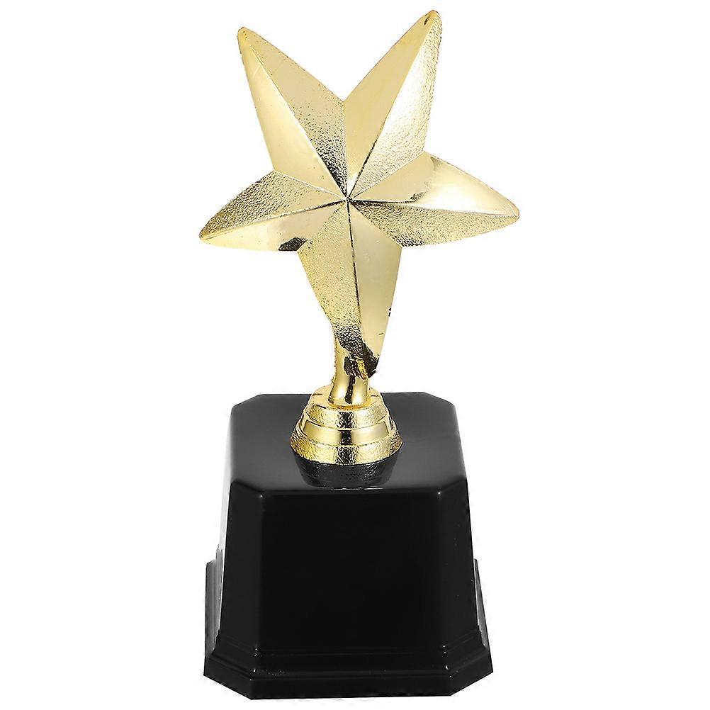 Celebration Competition Trophy Star Shape Trophy Decorative Photo Props ABS Material 1Set