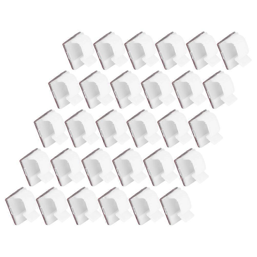 Adhesive Cable Holders Wall Mount Clips For Office Cable Management 120Pcs Compact Design