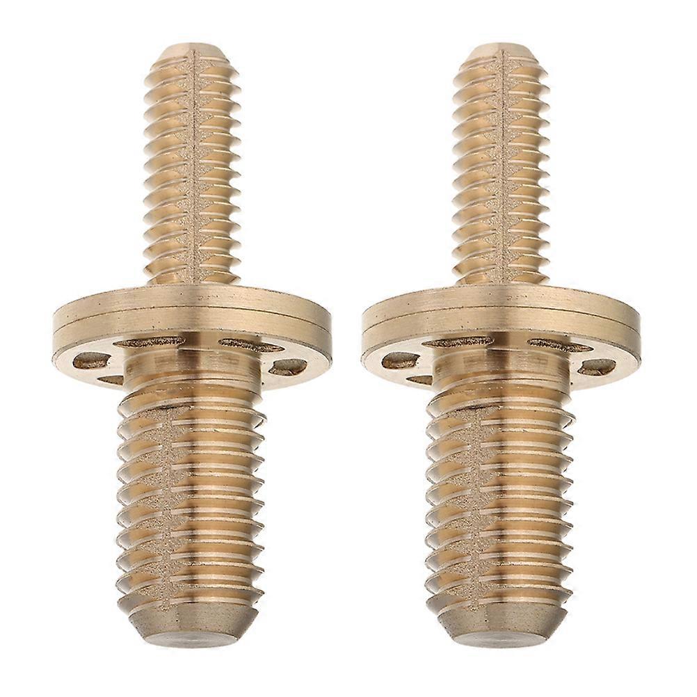 Pool Cue Joint Connecting Screws Durable Brass Interface for Extended Handle Compatibility Precision Engineered Billiard Accessory for Home and