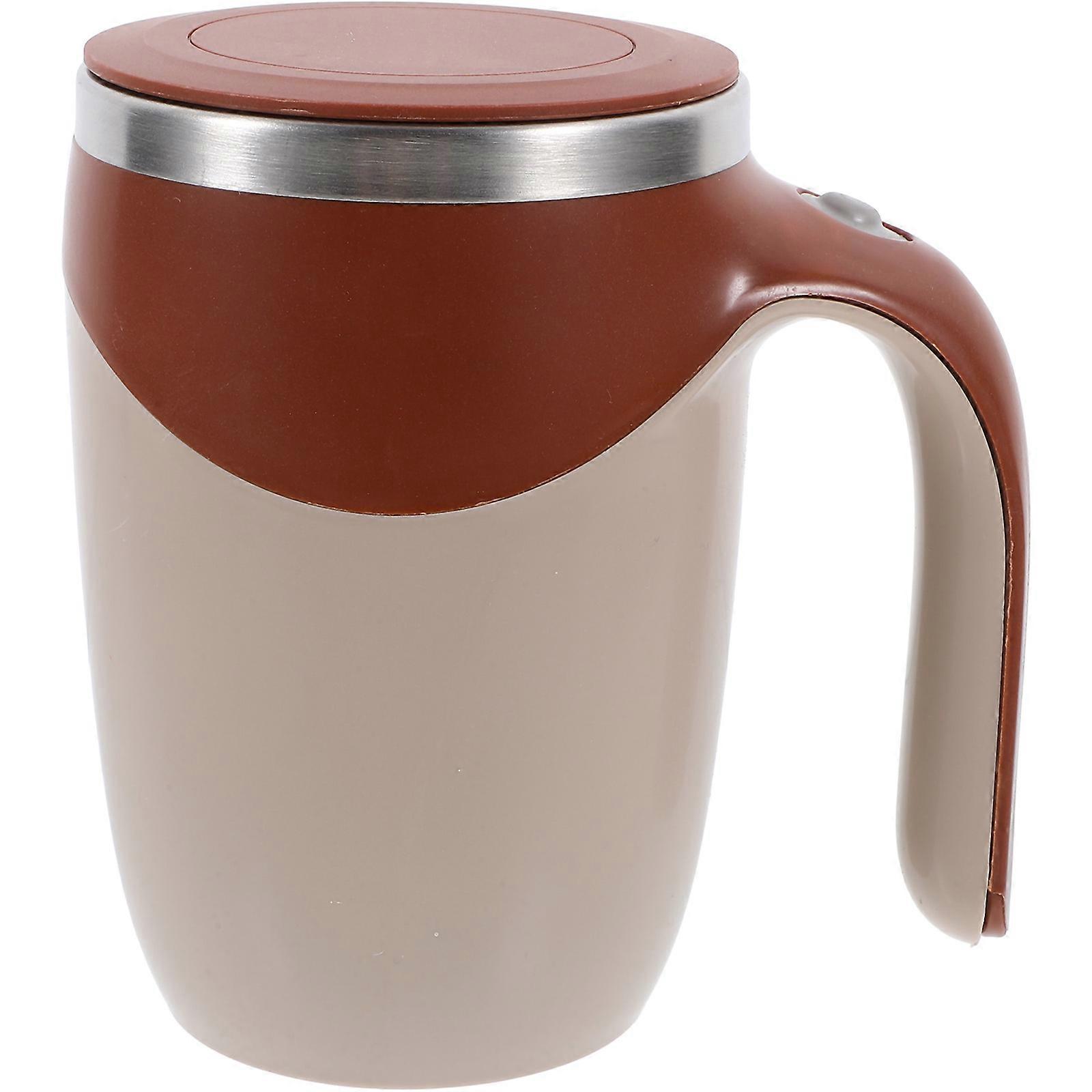 Self Stirring Mug with Lid for Hot Chocolate Milk 1Set