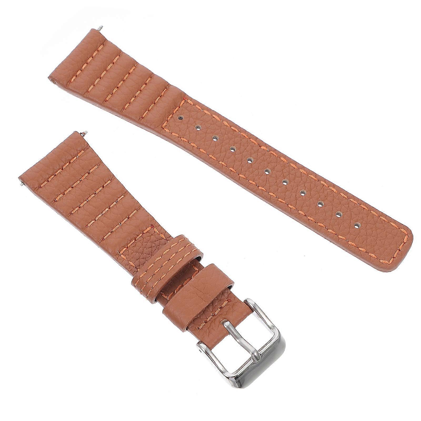 Brown Watch Strap Durable Watchband for Watch Compatible with Fitbit 1 Pc