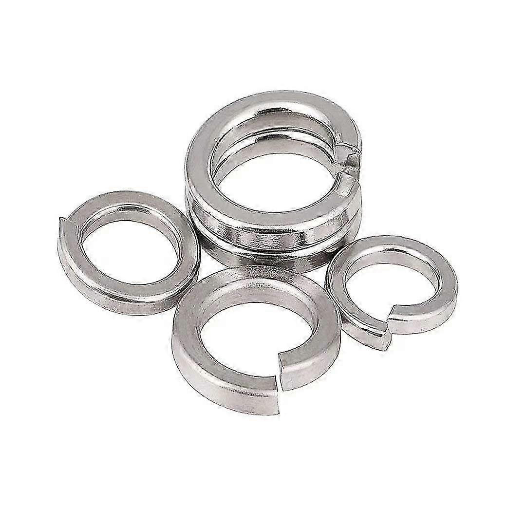 M8 Wave Spring Split Lock Washer, Suitable for Stainless Steel Spring Washers, 100pcs