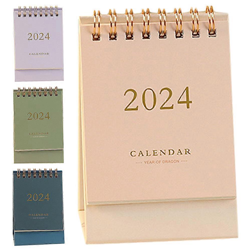 Small Calendar For Desk Mini Standing Flip Desktop Calendar Students 7.80X6.00X11.00cm