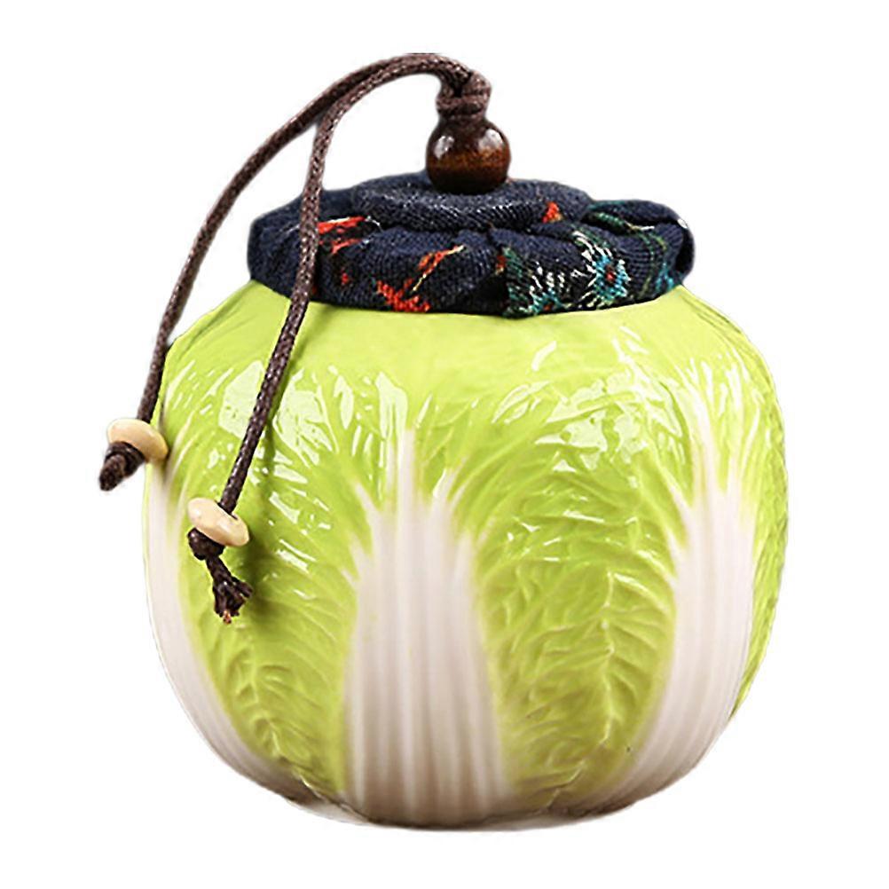 Airtight Ceramic Jar Multi Color Tea Aroma Retention For Sugar 9.00X8.00X8.00CM 1Pack