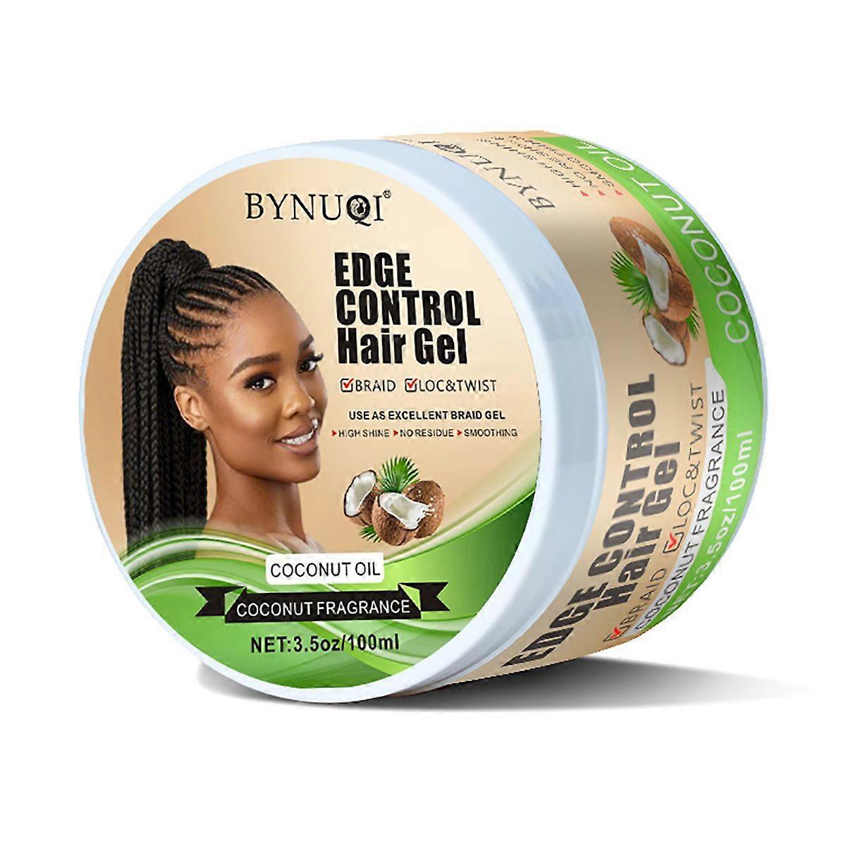 Wosk Edge Control dla czarnych kobiet Mocny utrwalenie nietłusty żel do włosów Damski żel kontrolny Edge do włosów afro bez białych pozostałości, połysku, produktów do włosów afro dla 