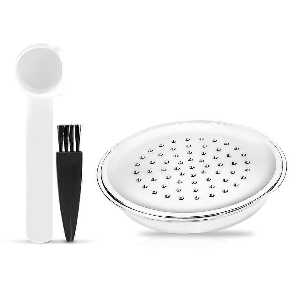 Reusable Coffee Capsules for Senseo HD7801 and HD6592, Refillable Coffee Pods with Filter, Spoon, and Brush Included