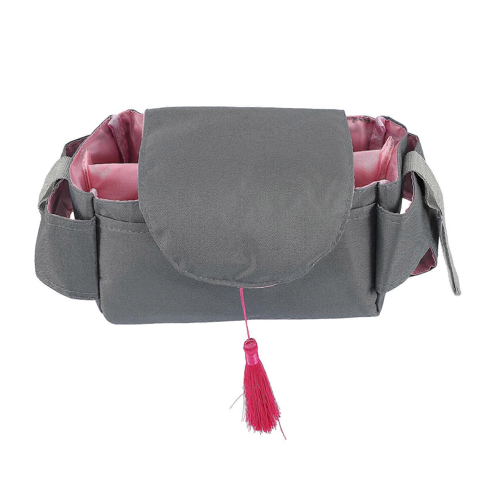 Diaper Caddie Cloth Tassel Design Mom Vacation 11.79X7.47X5.11inch Portable 1Set