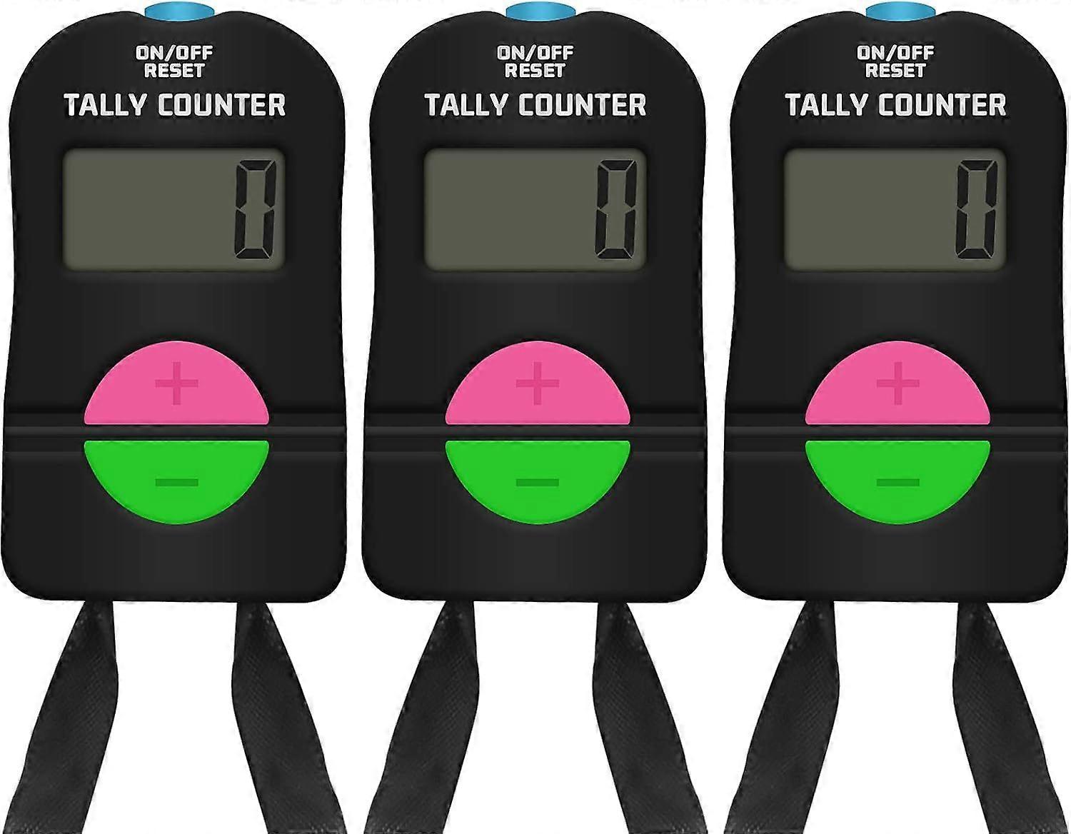 Electronic counter, 4-digit manual counting counter for plus/minus counting, golf scoring