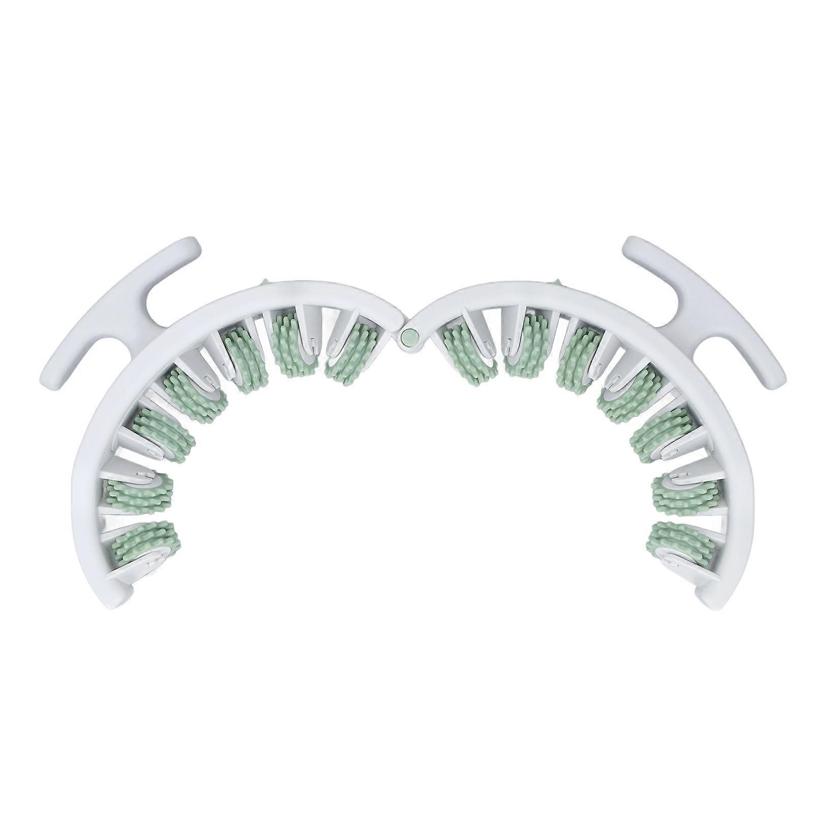 Manual Cellulite Massager Detachable Handle Adjustable Manual Ring Massager Roller for Home Yoga 