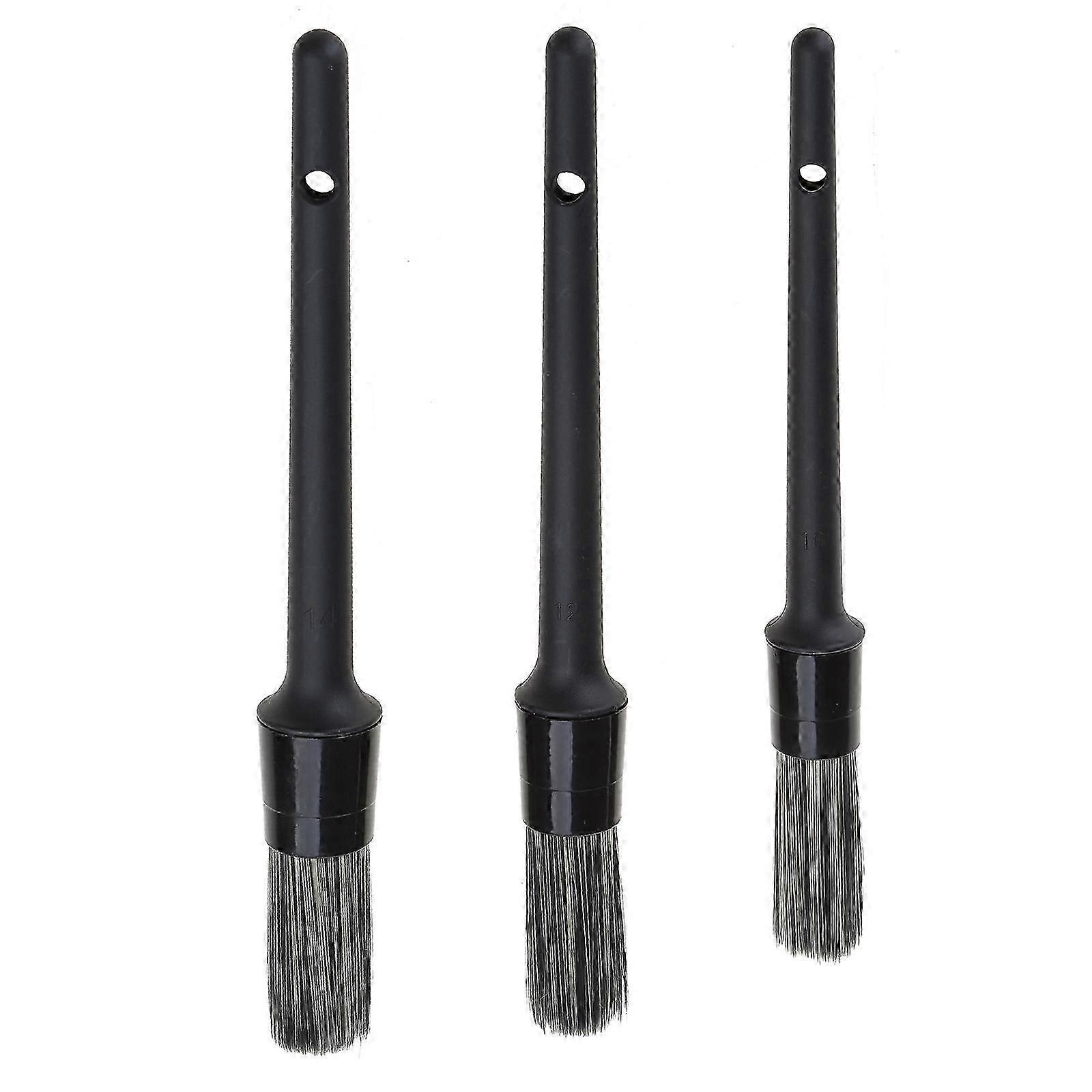 3 قطع طقم فرش تفصيل السيارة ، مجموعة فرش التفاصيل ، طقم تنظيف لتنظيف العجلات ، لوحة القيادة ، الداخلية ، الخارجية