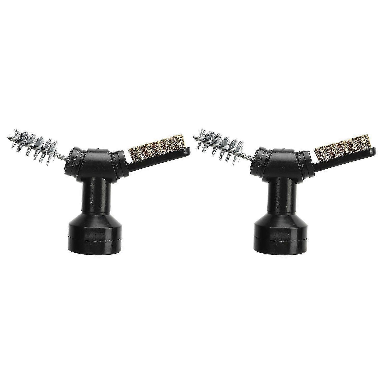 2Pcs Car Battery Brush Cleaner for Dust and Rust Removal Hand Tool